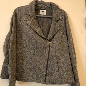 Old Navy XXL Sweater Moto Jacket